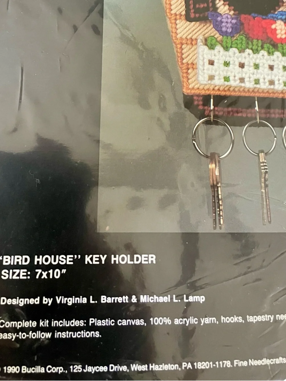 Bucilla Bird House Key Holder Plastic Canvas Kit #6056